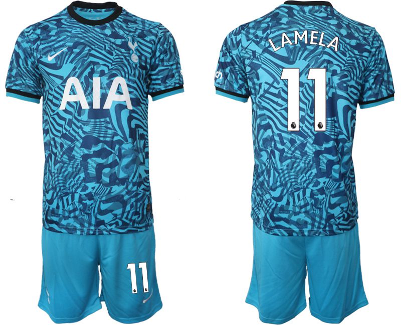 Men 2022-2023 Club Tottenham Hotspur away blue #11 Soccer Jersey